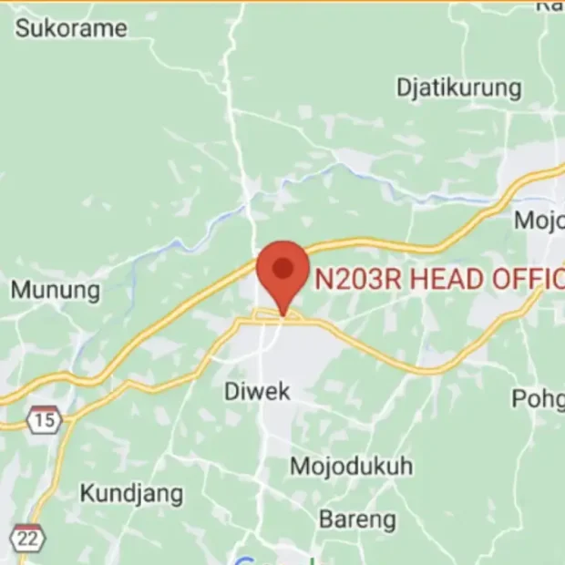 Peta kantor pusat